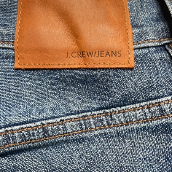 J Crew Jeans 9 High Rise Toothpick Denim Raw Hem Size 31 - Picture 12 of 16